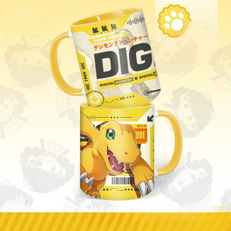 Anime Merchandise Mugs - Digimon Anime Charakter Merchandise Cartoon Gabumon