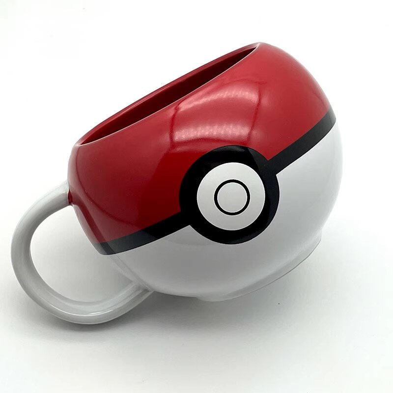 Anime Merchandise Mugs - Pokemon Poke Ball Keramik-Kaffeetasse, Pocket Monster