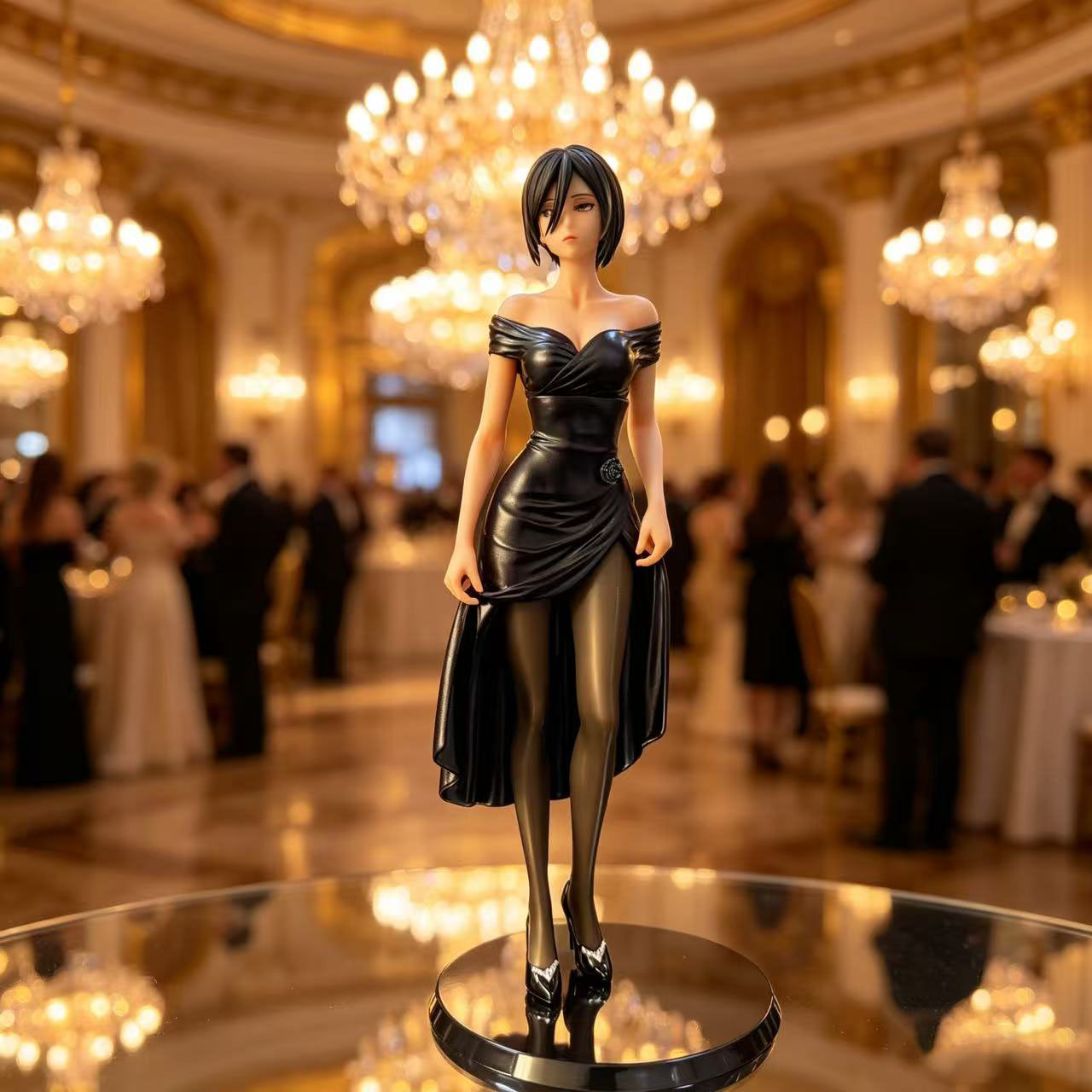Popular Anime Merchandise - Mikasa Bankett-Kleid Anime GK Modell-Figur, Trendiges