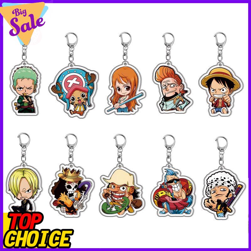 Luffy Anime Merchandise - One Piece Luffy Roronoa Zoro Schlüsselanhänger