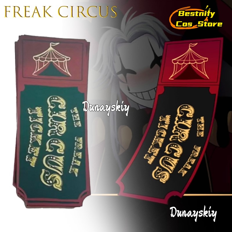 BFreak Zirkus-Ticketkarte, Rot – Anime Merchandise Women Bewertung und Preis