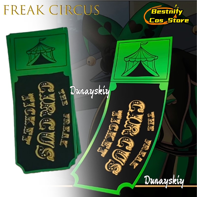 BFreak Zirkus-Ticketkarte, Rot – Anime Merchandise Women Bewertung und Preis