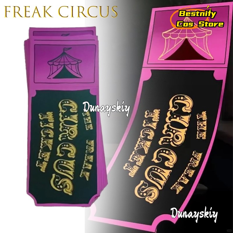 BFreak Zirkus-Ticketkarte, Rot – Anime Merchandise Women Bewertung und Preis