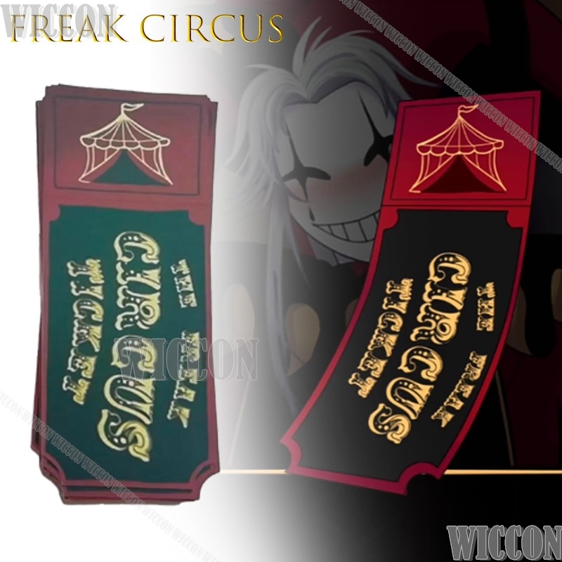 Freak Zirkus Ticketkarte Rot G – Anime Merchandise Women Bewertung und Preis
